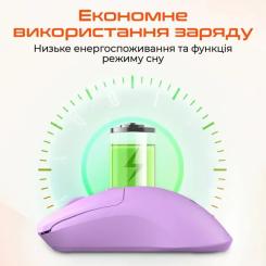 Мышка Meetion R546 Wireless Purple Фото 4