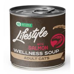 Консервы для кошек Nature's Protection Lifestyle Adult cats Sterilised Soup Salmon 140 г Фото