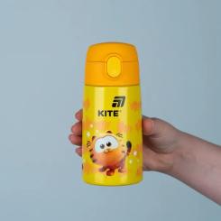 Поильник-непроливайка Kite Garfield термос з трубочкою 400 мл Фото 4
