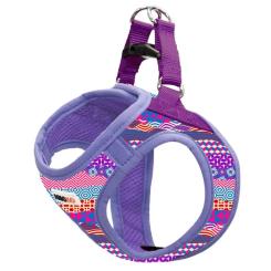 Шлей для собак MISOKO&CO фиолетовая с узором M Фото