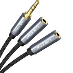 Кабель мультимедийный Cabletime 3.5mm M to 2x3.5mm F 0.2m Фото