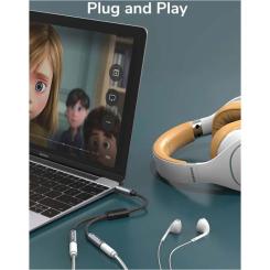 Кабель мультимедийный Cabletime 3.5mm M to 2x3.5mm F 0.2m Фото 4