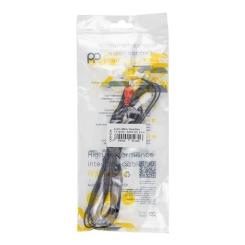 Кабель мультимедийный PowerPlant 3.5mm M to 2xRCA M 2.5m Фото 3