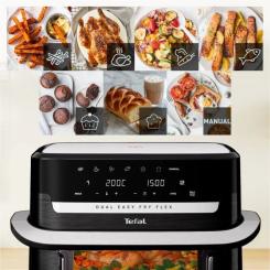 Мультипечь Tefal Dual Easy Fry Flex Фото 7