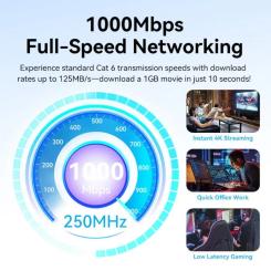 Патч-корд Vention 5м, UTP cat 6 RJ-45 black Фото 2