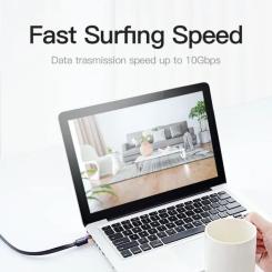 Патч-корд Vention 2м, FTP cat 7 RJ-45 black Фото 6