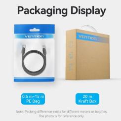 Патч-корд Vention 3м, S/FTP cat 8 RJ-45 black Фото 11