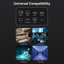 Патч-корд Vention 3м, S/FTP cat 8 RJ-45 black Фото 8