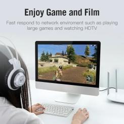 Патч-корд Vention 0.5м, S/FTP cat 7 RJ-45 black Фото 4