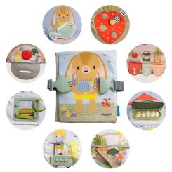Развивающая игрушка Taf Toys Развивающая книжка Бизибук зайчонок Фото 3