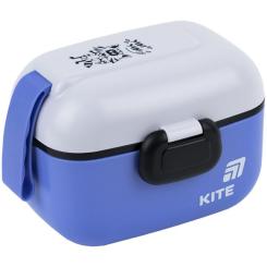 Ланч-бокс Kite 450 мл синій Фото