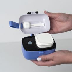 Ланч-бокс Kite 450 мл синій Фото 6