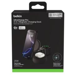 Зарядное устройство Belkin UltraCharge Pro Wireless 3-in-1 25W charcoal Фото 7