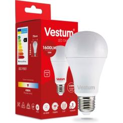 Лампочка Vestum A70 18W 4100K 220V E27 Фото 1