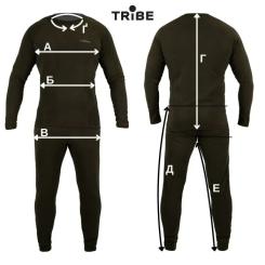 Комплект термобелья Tribe Microfleece оливковий 3XL Фото 7