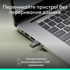 Наушники Logitech Zone Wireless 2 ES for Business Off-White Фото 10