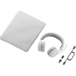 Наушники Logitech Zone Wireless 2 ES for Business Off-White Фото 4
