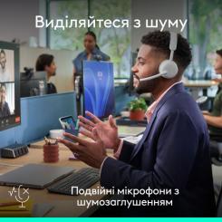 Наушники Logitech Zone Wireless 2 ES for Business Off-White Фото 8