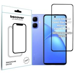 Стекло защитное BeCover Infinix Smart 10 (X6725) Black Фото