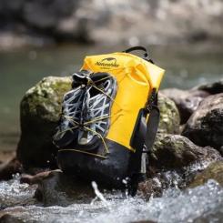 Рюкзак туристический Naturehike водонепроникний NH21FSB04, 20л, бежевий Фото 4
