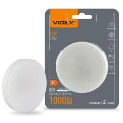 Лампочка Videx LED GX53 10W 4100K 220V Фото 1