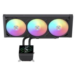 Система жидкостного охлаждения Gamemax GLACIER 360 LCD BK Фото 1
