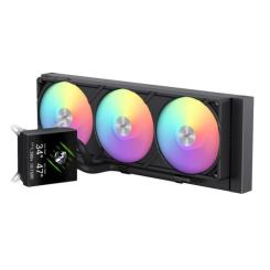 Система жидкостного охлаждения Gamemax GLACIER 360 LCD BK Фото 2