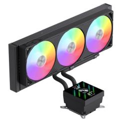 Система жидкостного охлаждения Gamemax GLACIER 360 LCD BK Фото 3