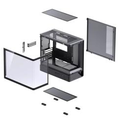 Корпус для ПК JONSBO D200 Black Фото 11