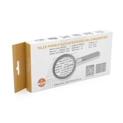 Лупа Voltronic с подсветкой YT6516C, диаметр 65мм, Х6, 16Led Фото 1