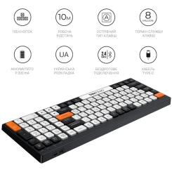 Клавиатура OfficePro SK985BO Bluetooth/Wireless UA Black/White Фото 11
