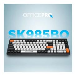 Клавиатура OfficePro SK985BO Bluetooth/Wireless UA Black/White Фото 5