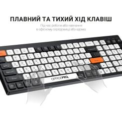 Клавиатура OfficePro SK985BO Bluetooth/Wireless UA Black/White Фото 6