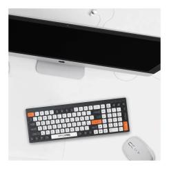 Клавиатура OfficePro SK985BO Bluetooth/Wireless UA Black/White Фото 8