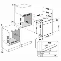 Духовой шкаф Whirlpool WOI5S8HM2SBA Фото 10