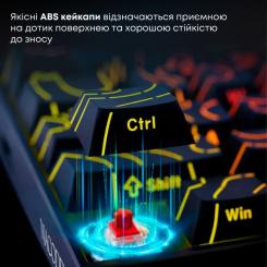 Клавиатура Ajazz NK68 Red Switch USB UA Black Фото 9