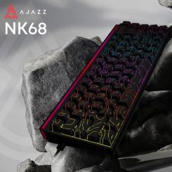 Клавиатура Ajazz NK68 Red Switch USB UA Black Фото 5