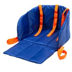 Матрасик в санки Snower синій з помаранчевим Фото