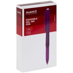 Ручка гелевая Axent "пиши-стирай" Magic, фіолетова Фото 2