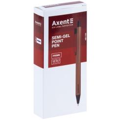 Ручка масляная Axent автоматическая Prime, корпус золотой, синий Фото 1