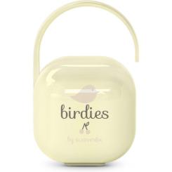 Контейнер для пустышек Suavinex Birdies, світло-жовтий Фото