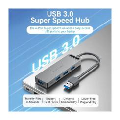 Концентратор Vention USB 3.0 to 4xUSB 3.0 black Фото 6