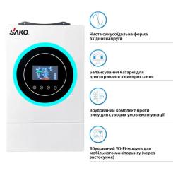 Солнечный инвертор Sako Sunon V 6.2kW Фото 3