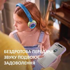 Наушники Philips TAK4200CT/00 Wireless Blue/Green Фото 9