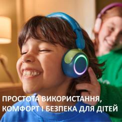 Наушники Philips TAK4200CT/00 Wireless Blue/Green Фото 5