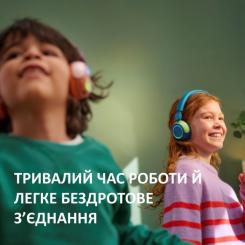 Наушники Philips TAK4200CT/00 Wireless Blue/Green Фото 8