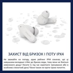 Наушники Philips TAT2000WT/00 Wireless White Фото 9