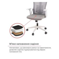 Офисное кресло Аклас Урбино GR Tilt (8040A-1) (Серый) Фото 7
