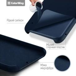 Чехол для мобильного телефона ColorWay Liquid Silicone Xiaomi Redmi Note 15 Pro Blue Фото 3