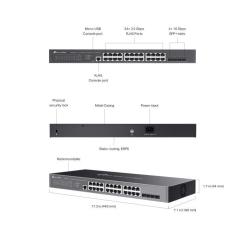 Коммутатор сетевой TP-Link SG3428X-M2 Фото 6